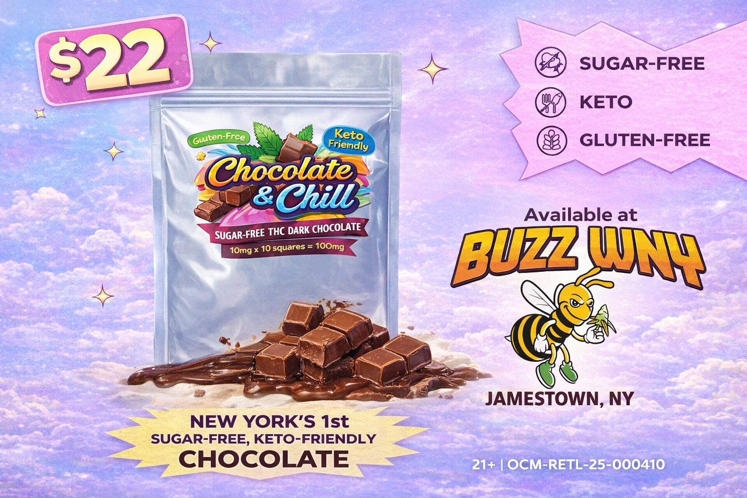 Chocolate & Chill *Sugar Free* ( Taste Good & Melt In Your Mouth) product photo