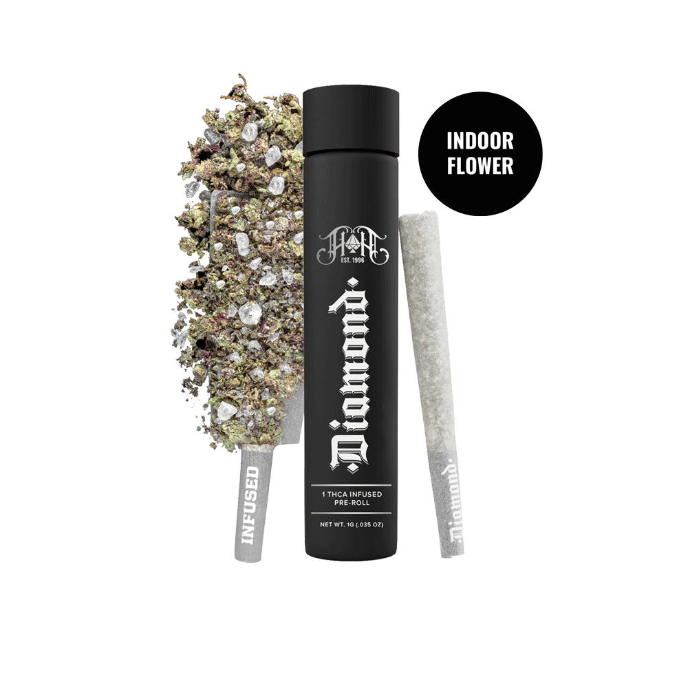 Lemon Haze OG Hybrid diamond Infused 1 Gram Pre Roll