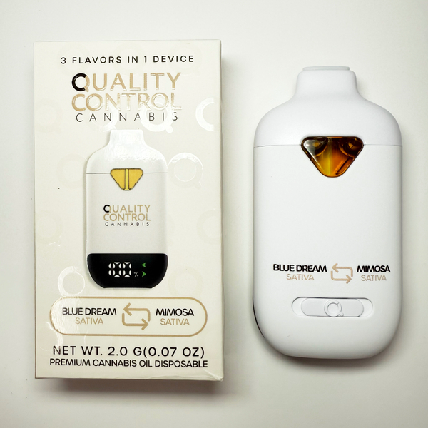 3 Flavors | 2g Vape | 1 Device Strains: - Mimosa (Sativa) - Blue Dream (Sativa) product photo