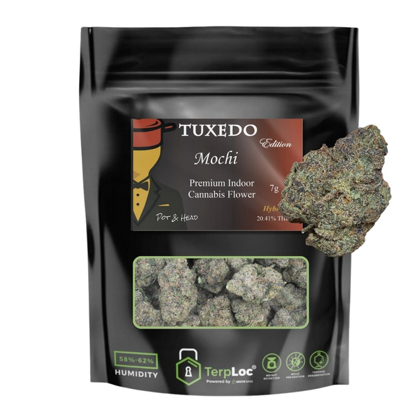 Mochi Hybrid Tuxedo Edition Flower 7 Grams product photo