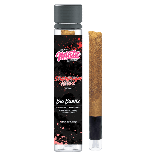 Strawberry Nerdz Sativa Infused Blunt 2 Grams