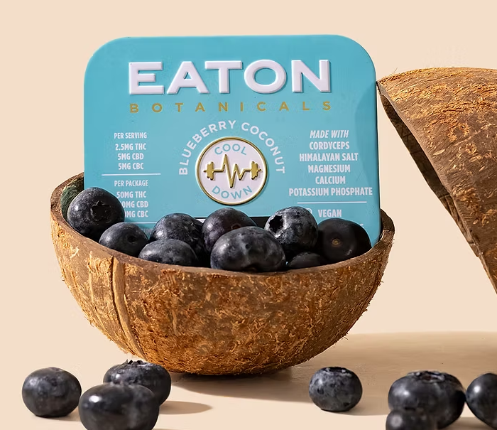 Blueberry Coconut Cool Down | Edibles | 2.5MG THC + 5MG CBD + 10mg CBC product photo