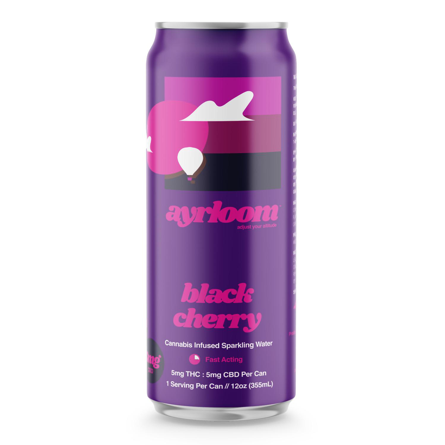 Black Cherry 12oz Drink (5THC:5CBD)