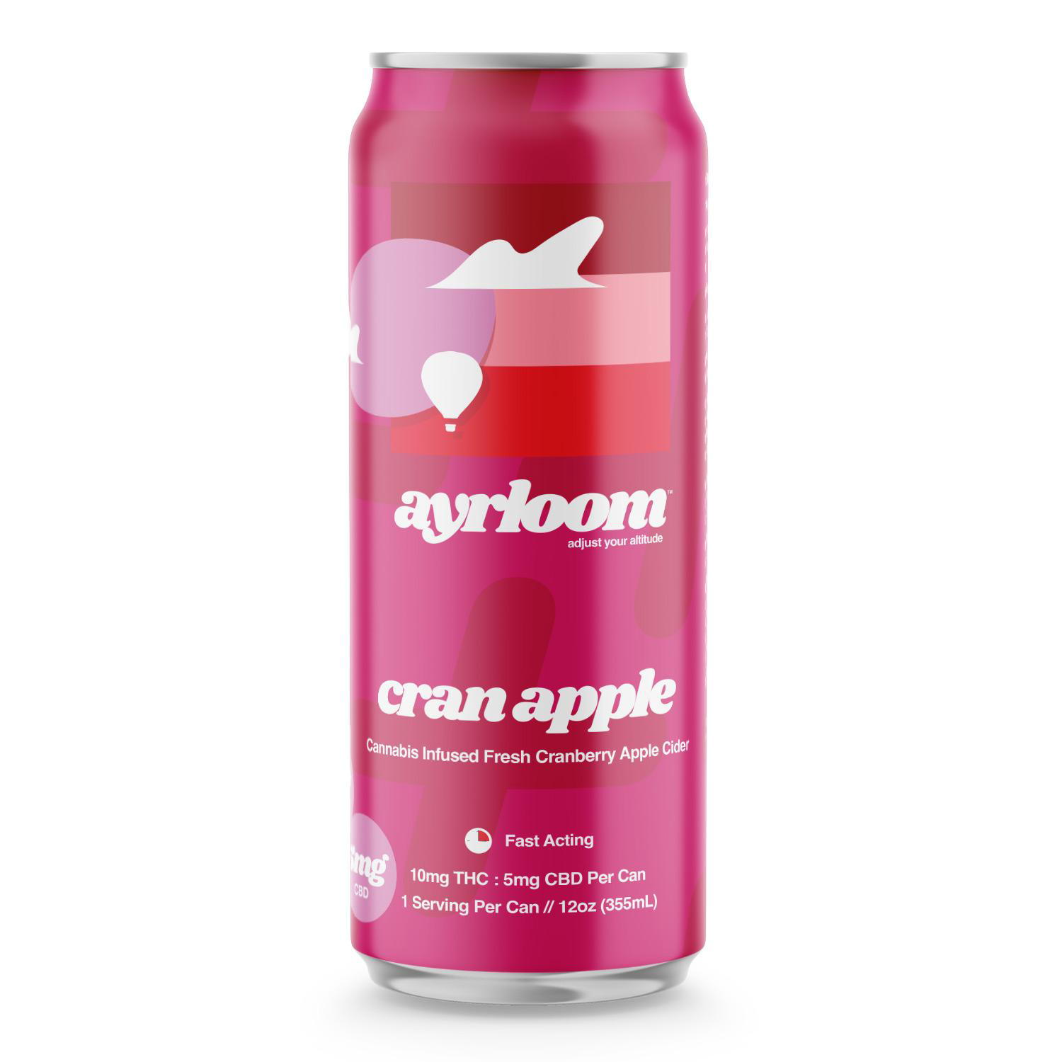 Cran Apple 12oz Drink (10THC:5CBD) product photo