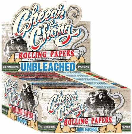Cheech & Chong Rolling Papers Unbleached King Size UNFLAVORED product photo