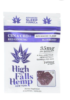 Blueberry | Advance Sleep Gummy x4 | 35 MG+CBD product photo
