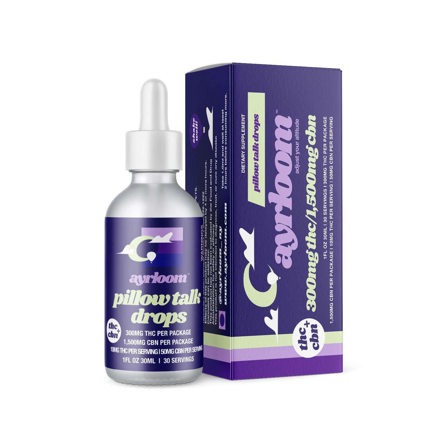 Pillow Talk | Sleep Tincture | 300THC:1500CBN product photo