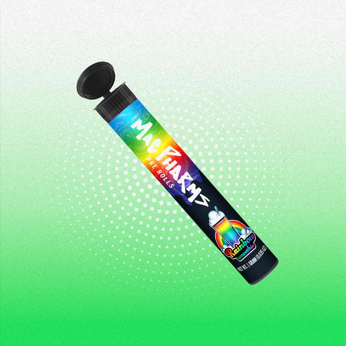 Rainbow Smoothie Hybrid 1 Gram Pre Roll product photo