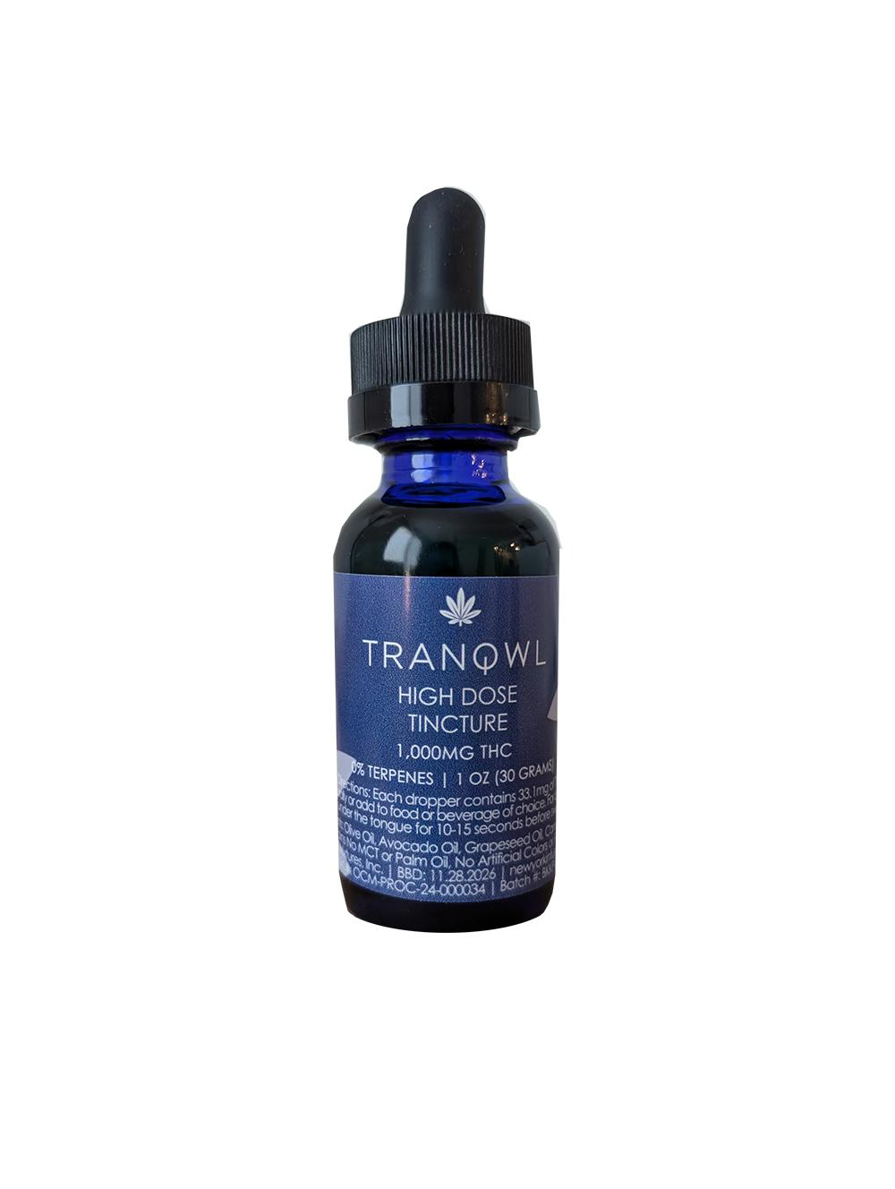 High Dose Tincture | "Great For Cooking" | 1,000mg THC product photo