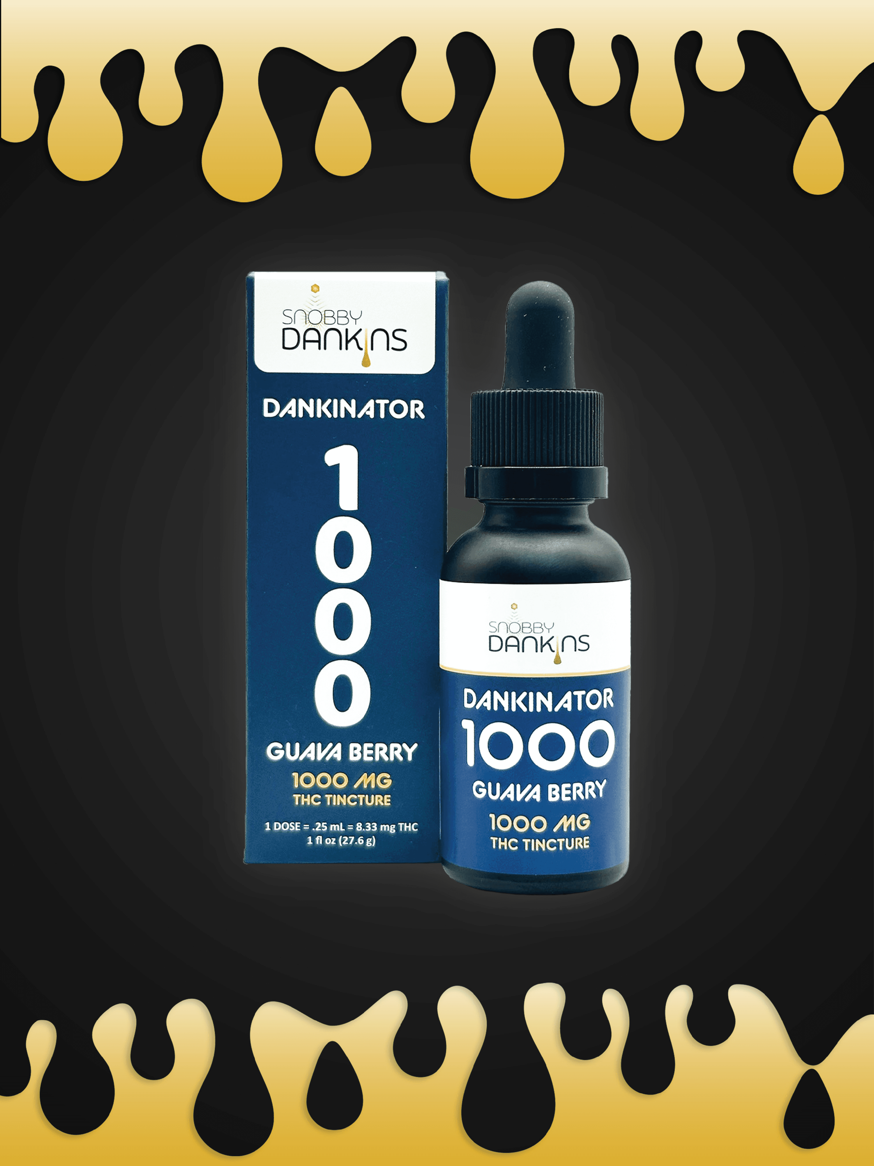 Dankinator1000 Guava Berry | Tincture | 1000mg THC
