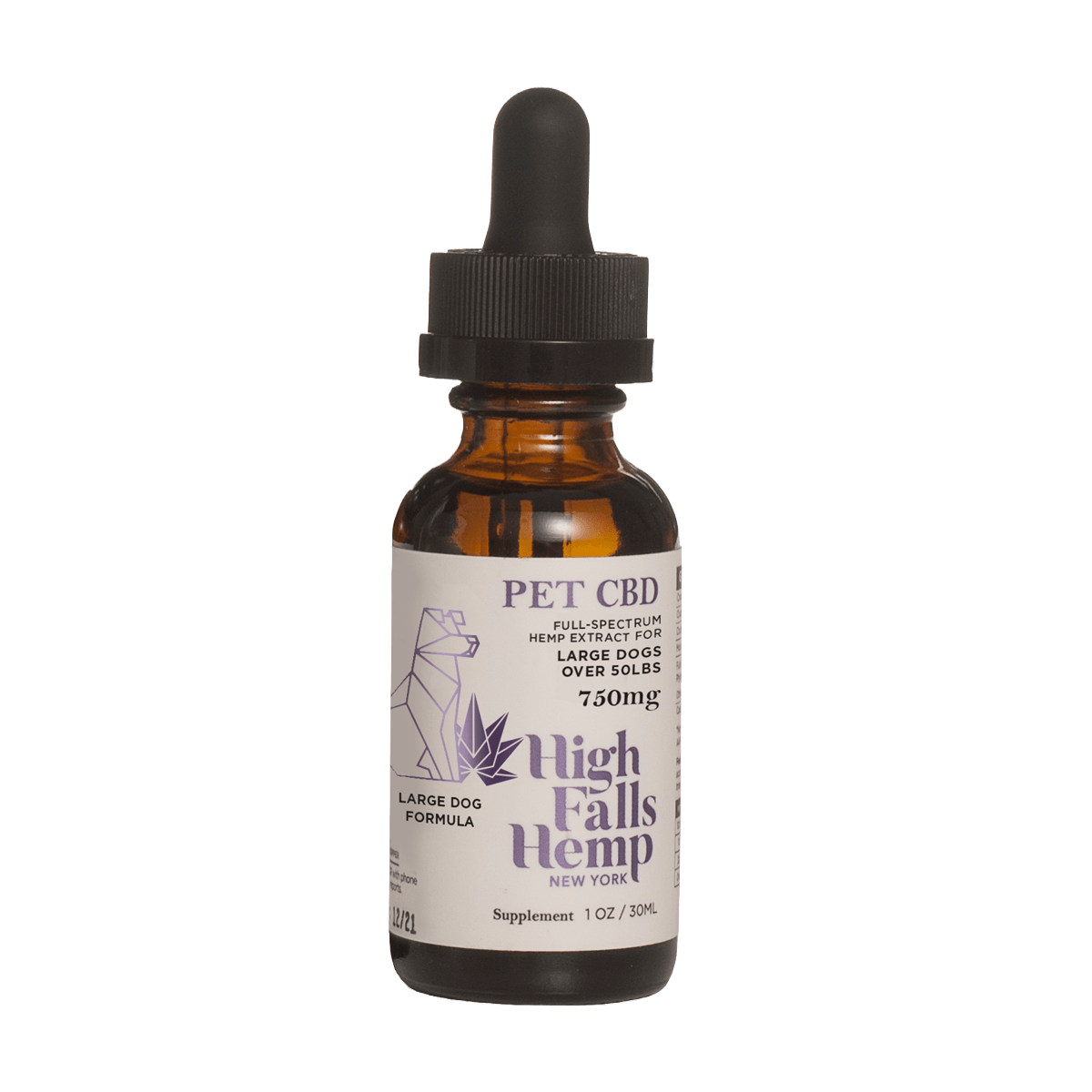 750mg Large Pet CBD Tincture ( For Dogs Over 50 Lbs )