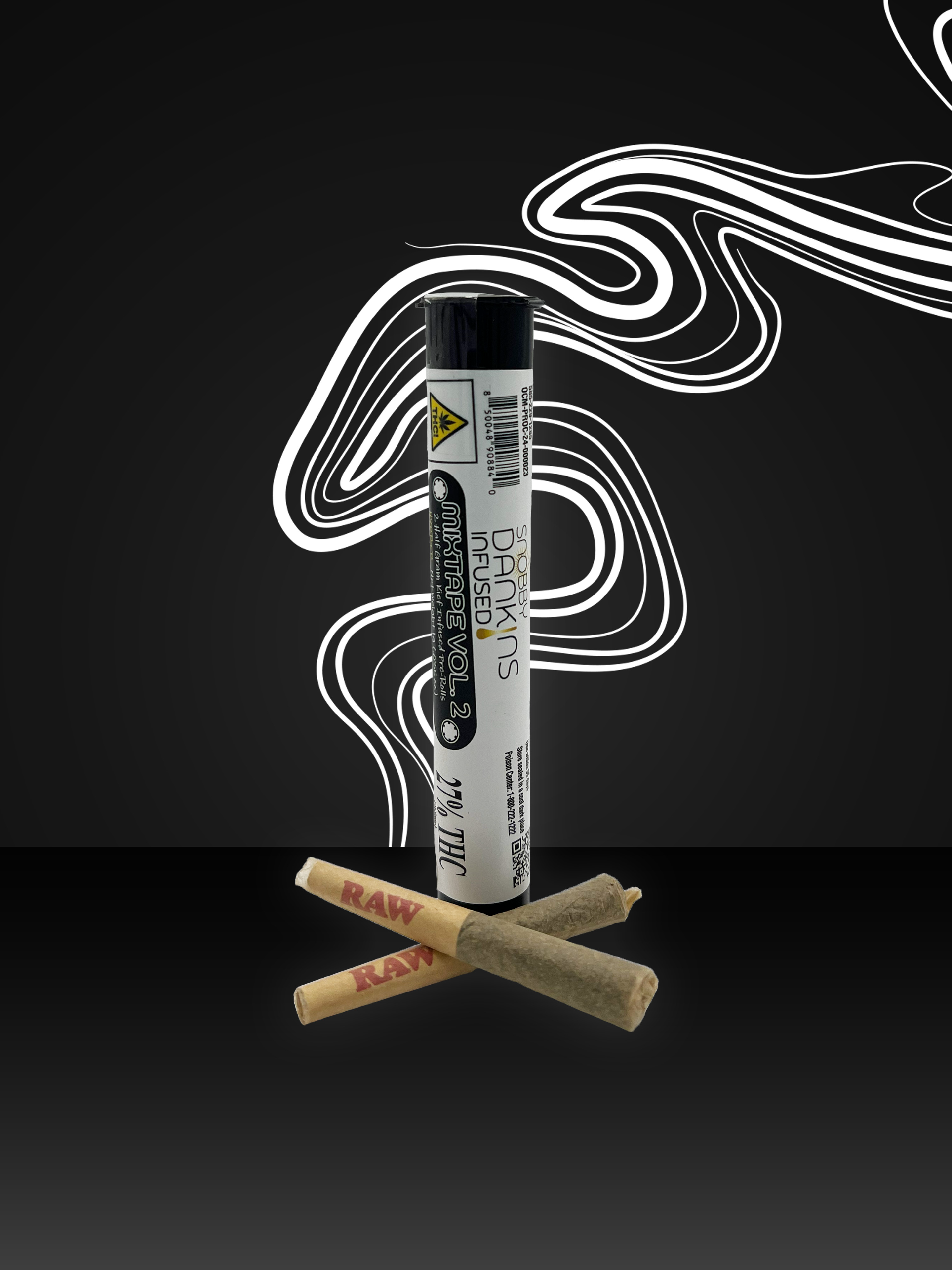 Mixtape Vol. 2 Hybrid Infused Pre-Roll Pack (2 Pack 0.5g/ea) product photo