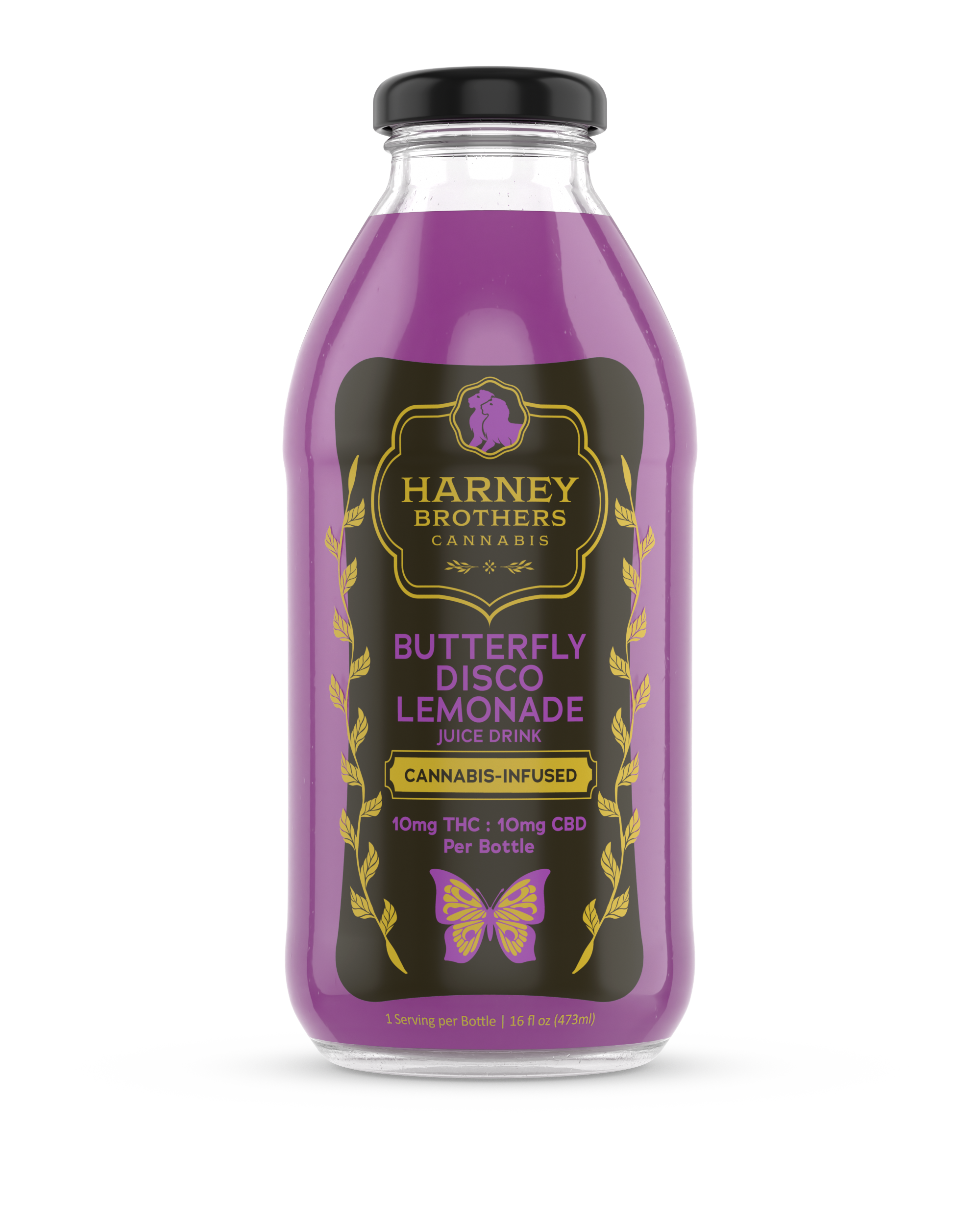 Butterfly Disco Lemonade 16oz Beverage 10mg product photo
